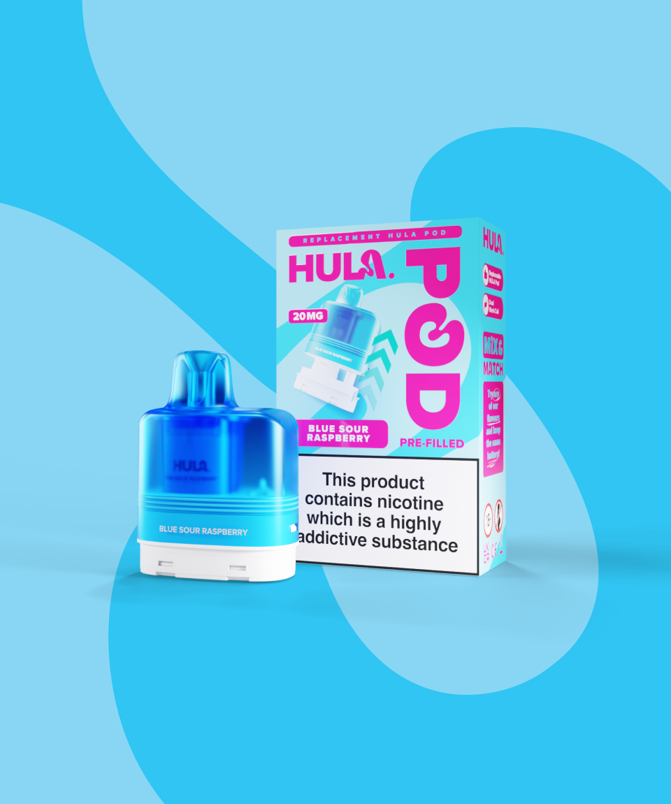 Blue Sour Raspberry Pods